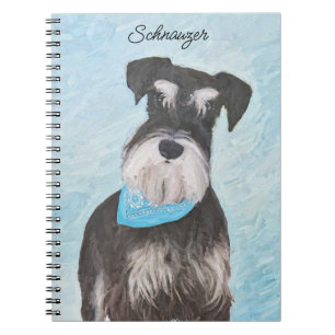 Cuaderno Pintura Schnauzer (en miniatura) - Perro original 