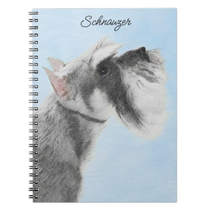 Cuaderno Pintura Schnauzer (gigante, estándar) - Arte de pe