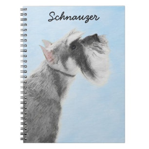 Cuaderno Pintura Schnauzer (gigante, estándar) - Arte de pe