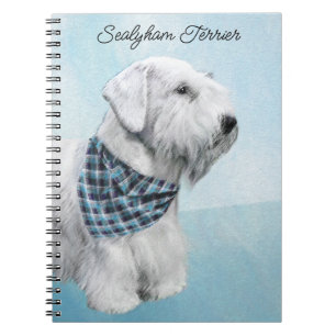 Cuaderno Pintura Sealyham Terrier - Arte Perro Original.