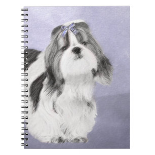 Cuaderno Pintura Shih Tzu - Arte Perro Original.