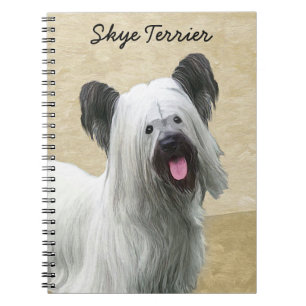 Cuaderno Pintura Skye Terrier - Arte Perro Original.