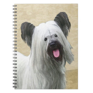 Cuaderno Pintura Skye Terrier - Arte Perro Original.