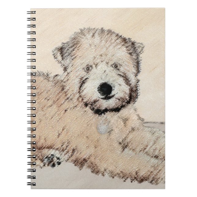 Cuaderno Pintura Terrier de Ruedas Recubiertas Blancas Arte (Frente)