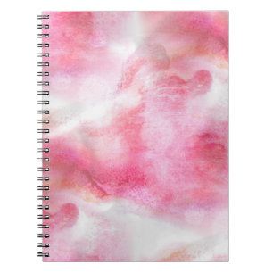 Cuaderno pintura vanguardista roja de la mano del fondo del