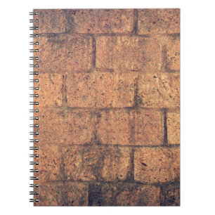 Cuaderno Pinturas de pared de ladrillos de arquitectura