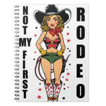 Pinup Vaquera, No Es Mi Primer Rodeo Frase, Divert