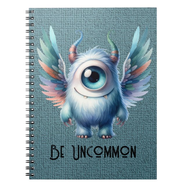 Cuaderno Pip - Monstruo de un solo ojo - Portátil de espira (Frente)