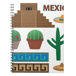 Cuaderno pirámide mexicana
