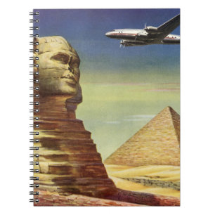 Cuaderno Pirámides de época, la gran esfinge de Giza, Egipt