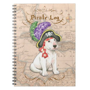 Cuaderno Pirata de Bull Terrier