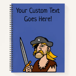 Cuaderno Pirata de doble cara divertida