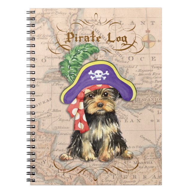 Cuaderno Pirata de Yorkie (Frente)