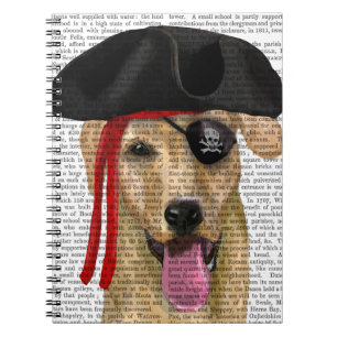 Cuaderno Pirata del labrador amarillo 2