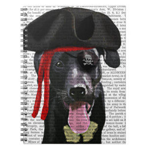 Cuaderno Pirata negro del labrador