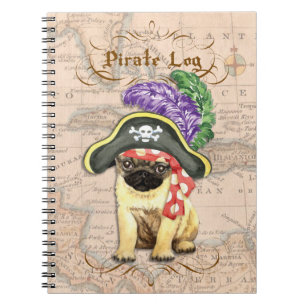 Cuaderno Pirata Pug