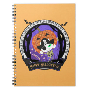 Cuaderno Pirata skeleton cat