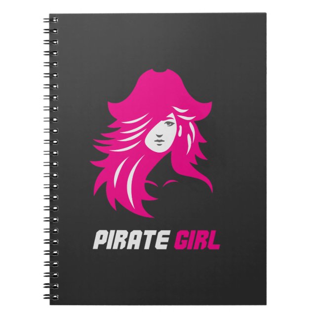 Cuaderno Pirate Girl Baddie Aesthetic (Frente)