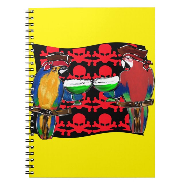 Cuaderno Pirate Parrots (Frente)