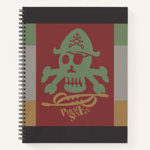 CUADERNO PIRATE SEVEN SKULL BY MASANSER PIXELAT