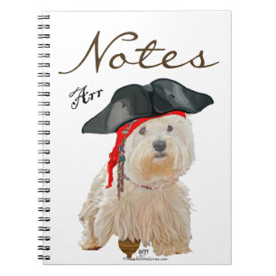 Cuaderno Pirate Westie
