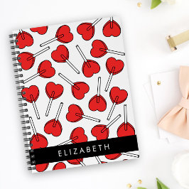 Cuaderno Piruetas Rojas, Piruetas de Corazón, Caramelo, Tu