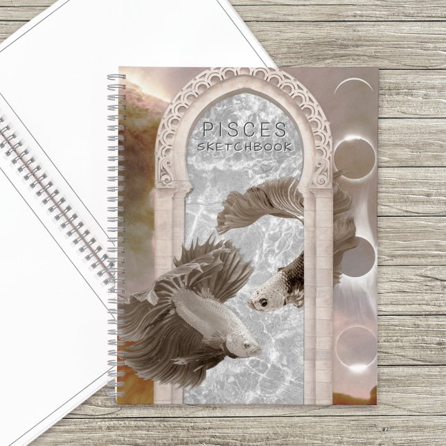 Cuaderno Pisces Muse Ethereal Zodiac Sketchbook (Subido por el creador)