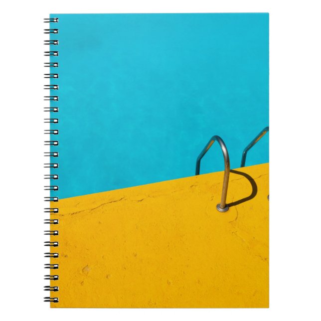 Cuaderno Piscina con escalera de acero inoxidable (Frente)