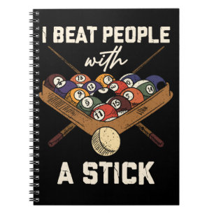 Cuaderno Piscina de humor de bolas sarcásticas Billiard 8
