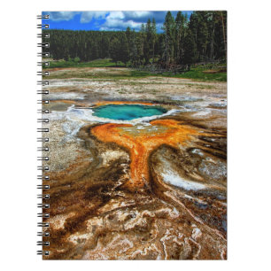 Cuaderno Piscina la termal de Yellowstone