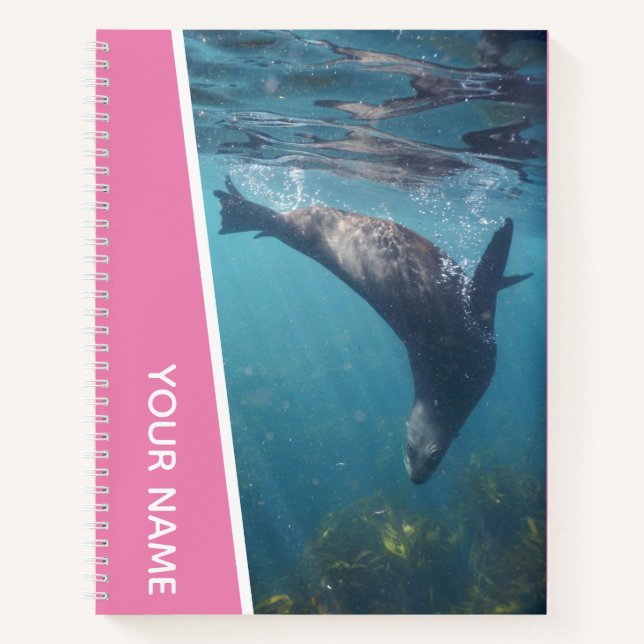 Cuaderno Piscina submarina, Australia, rosa (Anverso)