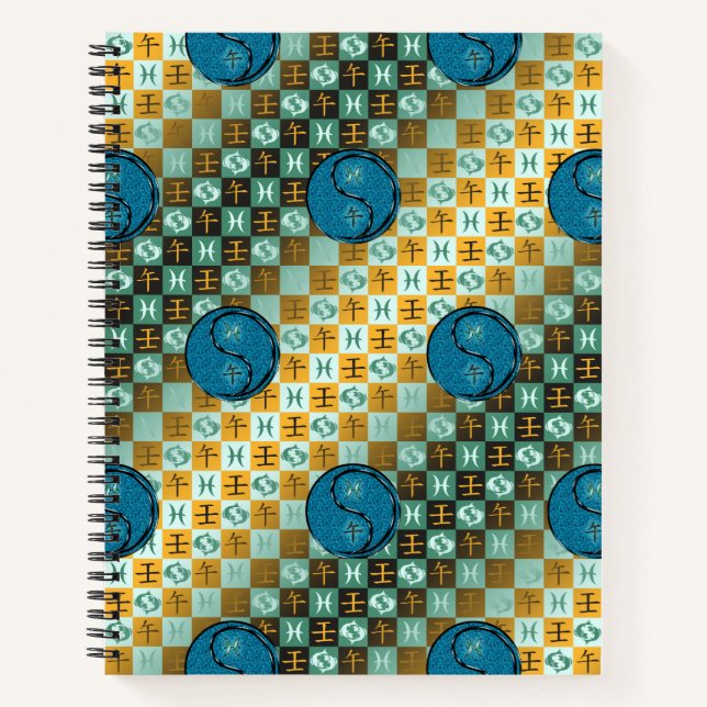Cuaderno Piscis & Caballo de Agua (Anverso)