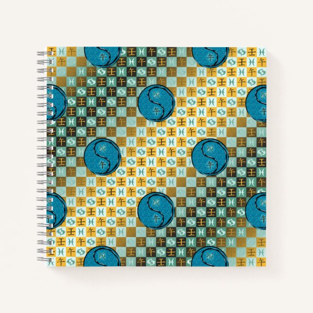 Cuaderno Piscis & Caballo de Agua (Anverso)