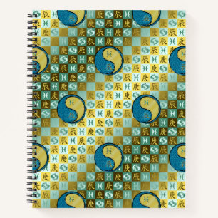 Cuaderno Piscis & Dragón de Metal