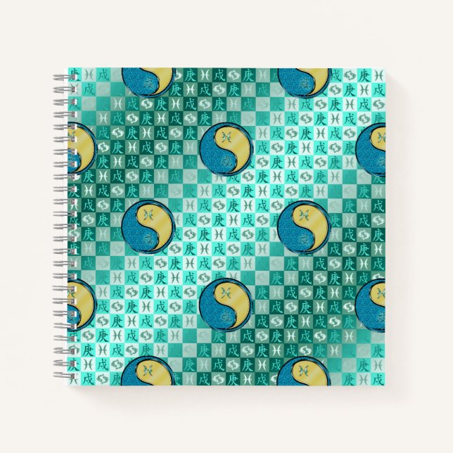 Cuaderno Piscis & Perro de Metal (Anverso)