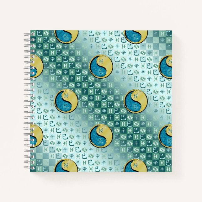 Cuaderno Piscis & Serpiente de Metal (Anverso)