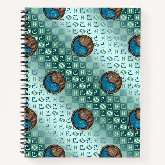 Cuaderno Piscis & Serpiente de Tierra (Anverso)