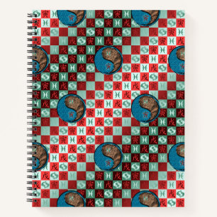 Cuaderno Piscis & Tigre de Tierra