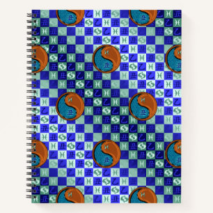 Cuaderno Piscis y Buey de Madera