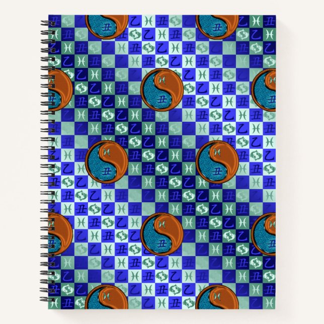 Cuaderno Piscis y Buey de Madera (Anverso)