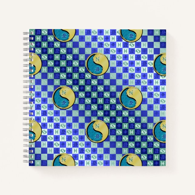 Cuaderno Piscis y Buey de Metal (Anverso)