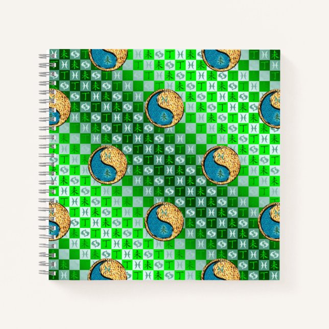 Cuaderno Piscis y Cabra de Fuego (Anverso)
