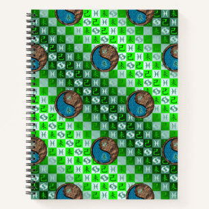 Cuaderno Piscis y Cabra de Tierra