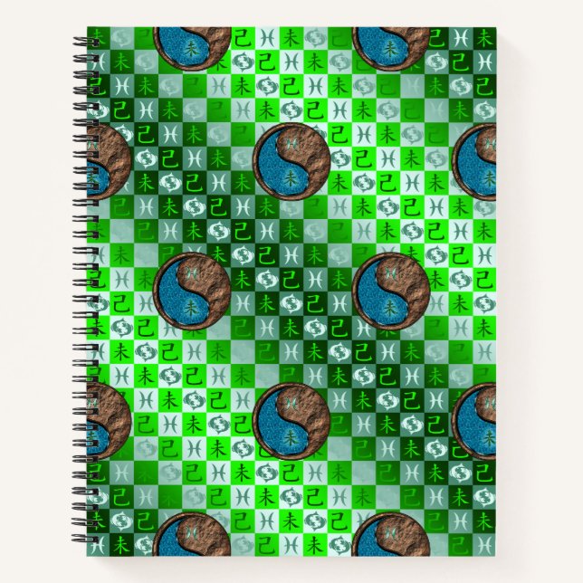 Cuaderno Piscis y Cabra de Tierra (Anverso)