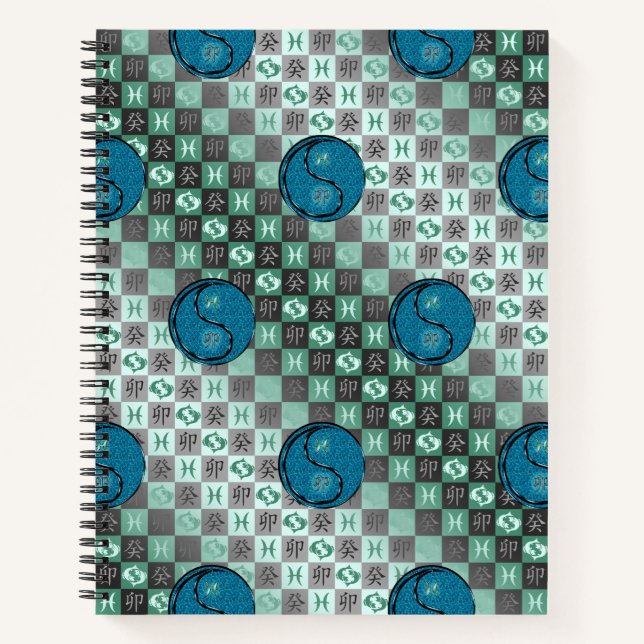 Cuaderno Piscis y Conejo de Agua (Anverso)