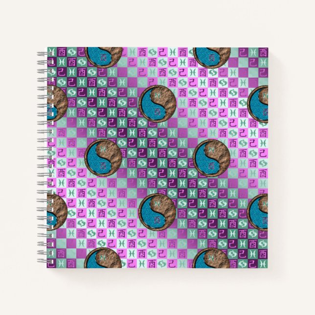 Cuaderno Piscis y Gallo de Tierra (Anverso)