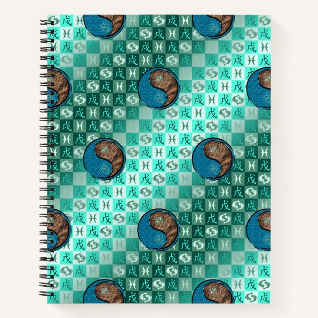 Cuaderno Piscis y Perro de Tierra (Anverso)