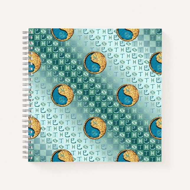 Cuaderno Piscis y Serpiente de Fuego (Anverso)