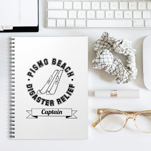 Cuaderno Pismo Beach Disaster Relief Captain Notebook