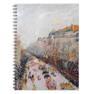 Cuaderno Pissarro - Montmartre, Mardi Gras en el Bulevar
